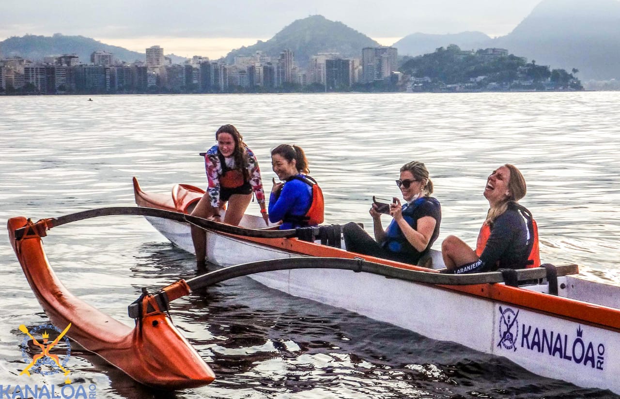 clube de canoa havaiana na marina da glória