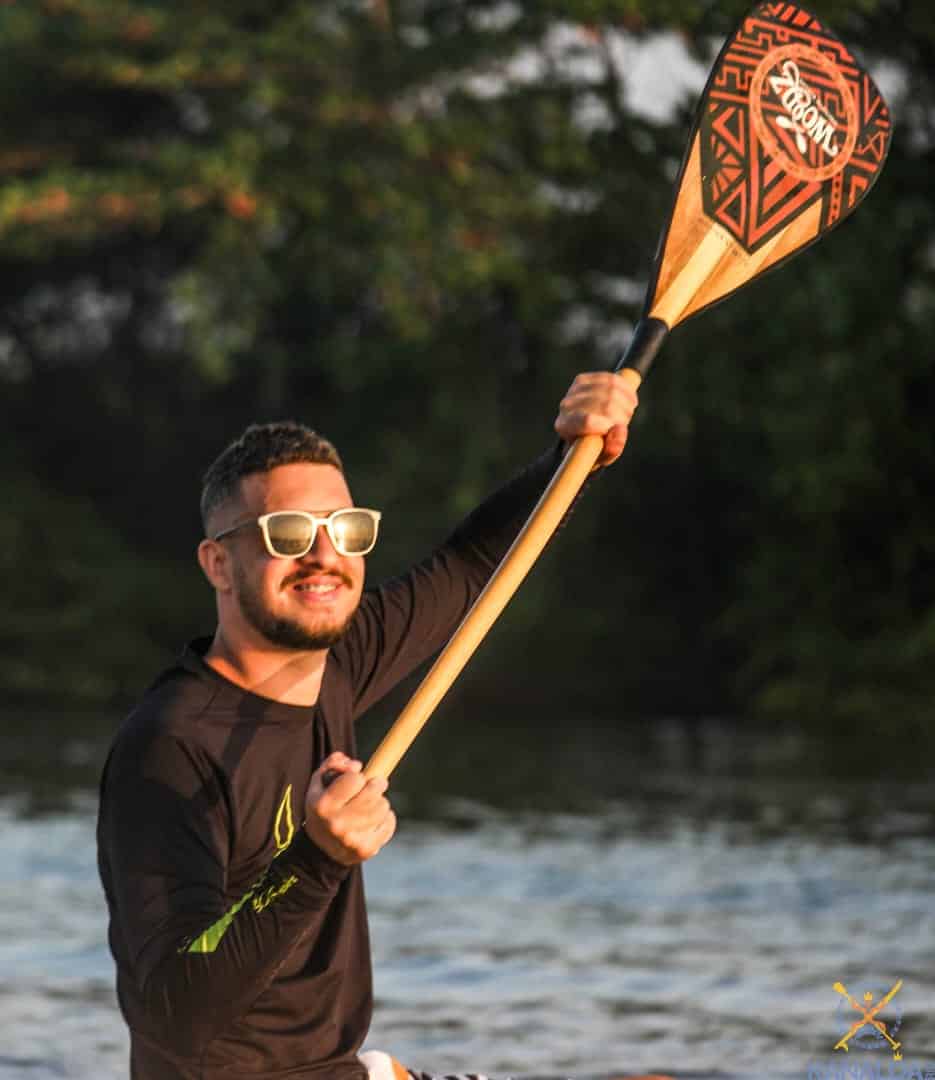 remo de canoa havaiana woodz