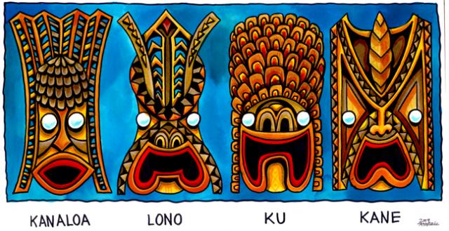 deuses da cultura polinésia